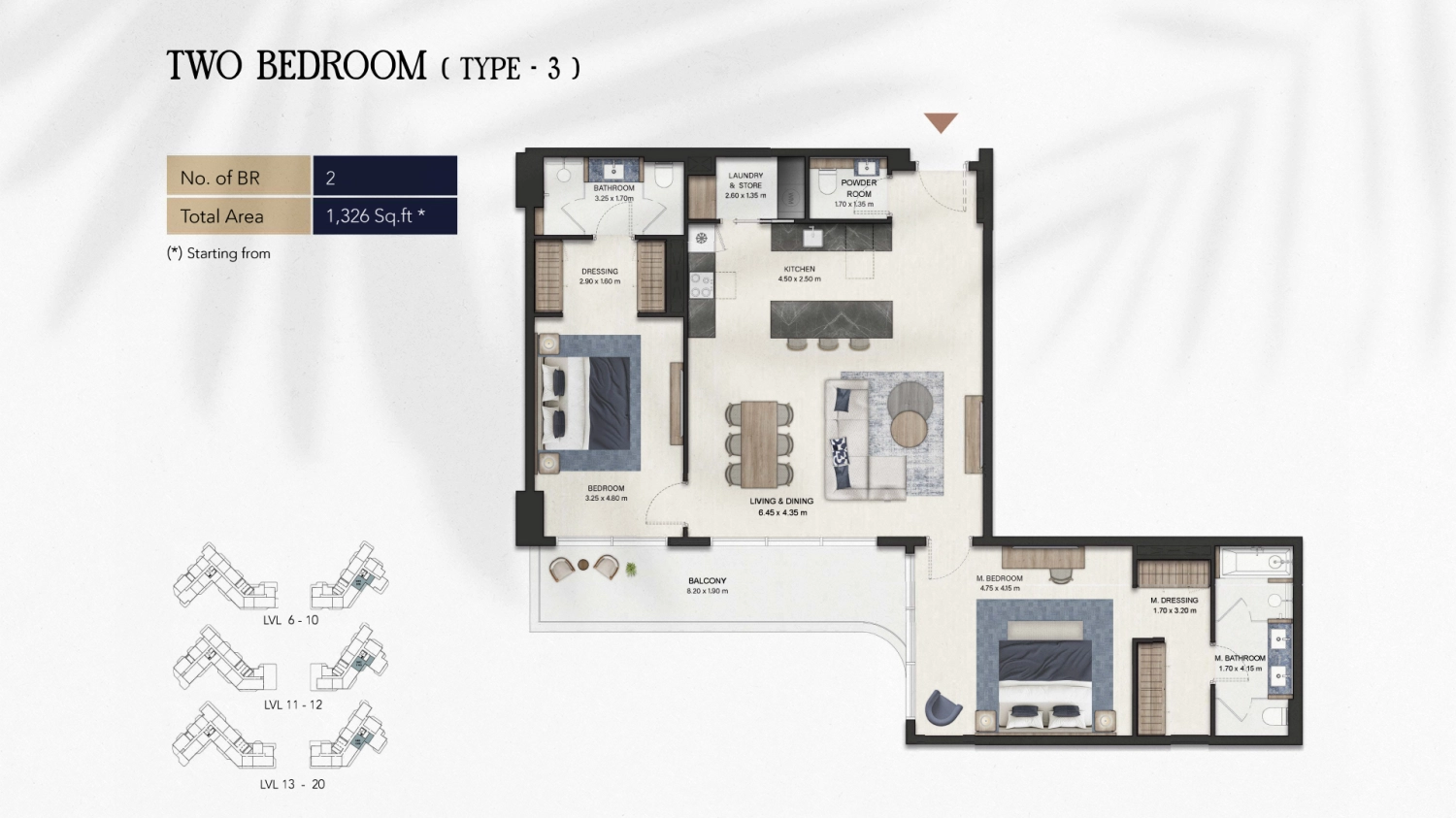 2 BR - Type B